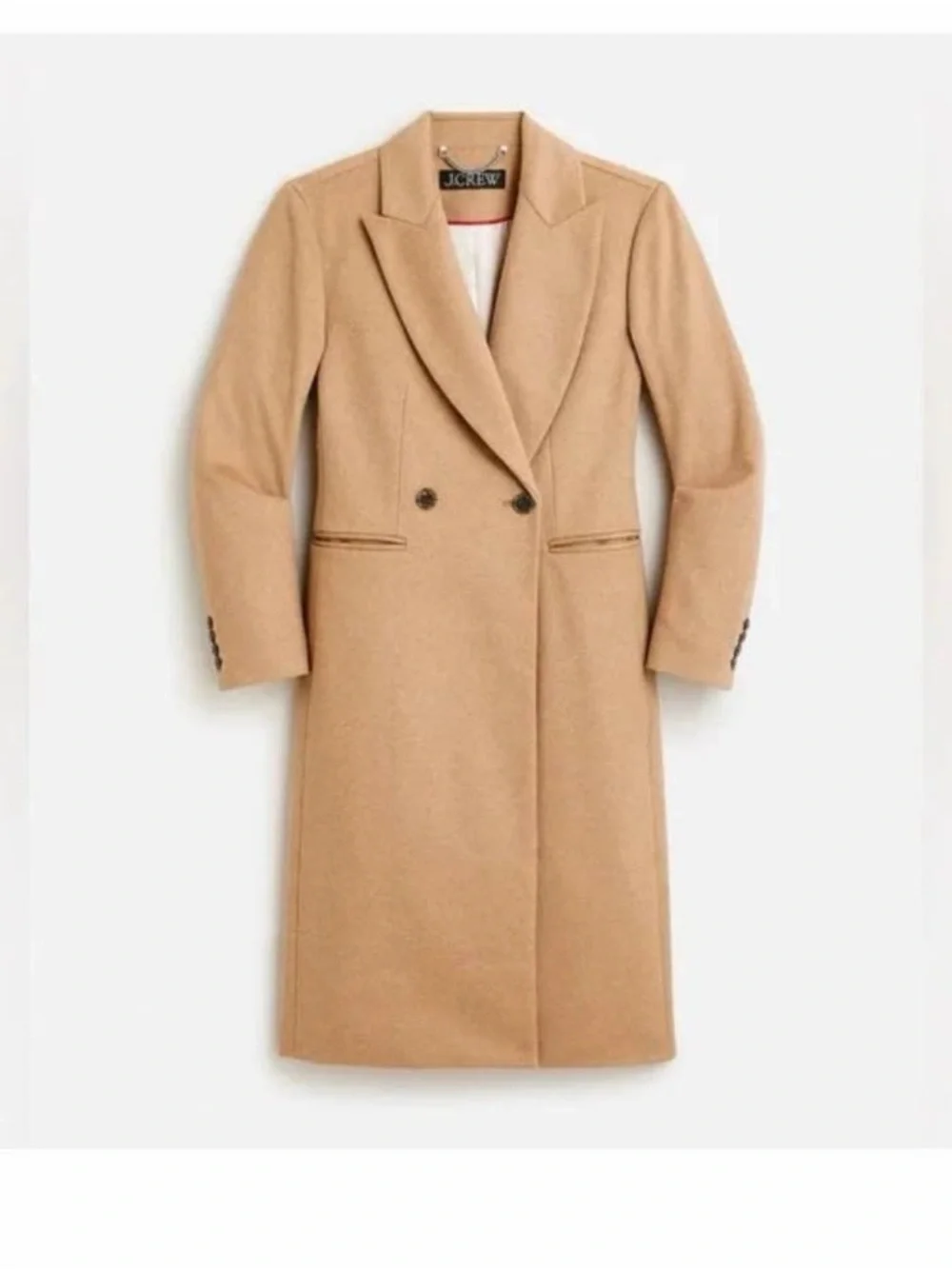 J Crew Mario Belluci Top Coat in Italian Wool - Picture 2 of 3